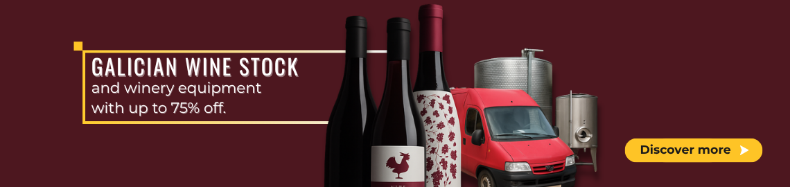 Stock Vino Gallego e Equipaggiamento pe' Bodega - Giudice de lo Mercantile N°3 de Pontevedra